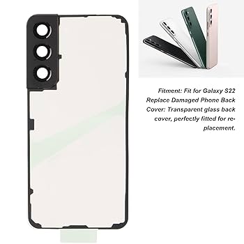 Amazon.co.jp: S22 背面ガラスカバー交換用カメラレンズ、透明